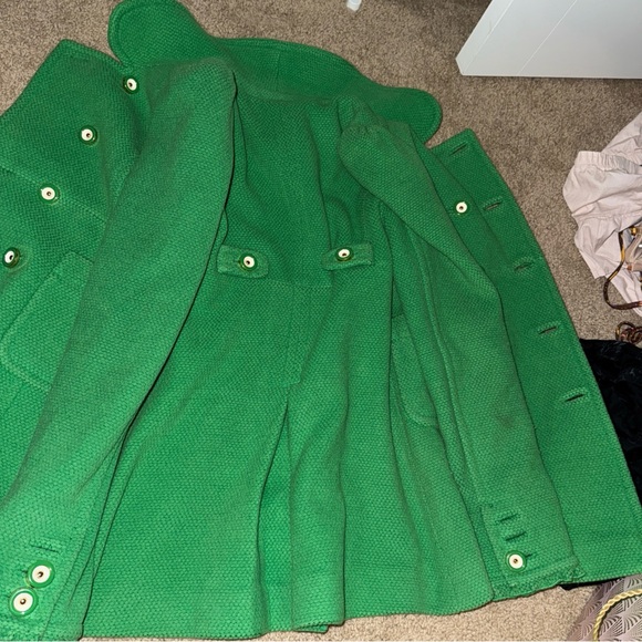 Juicy Couture Vibrant Green Pea Coat - Picture 6 of 6